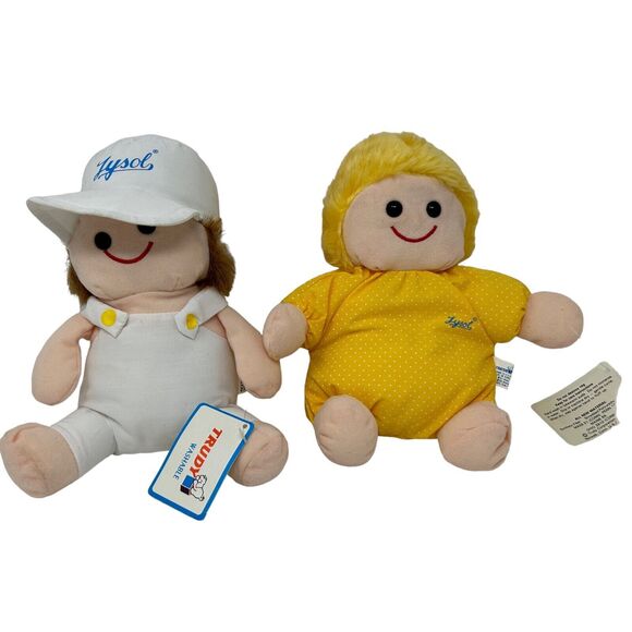 Vintage Lysol Plush Trudy Washable Doll 80s Promotional Advertising Stuffed New - Picture 1 of 8